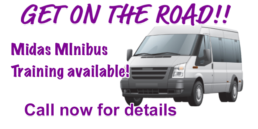 Get on the road with Midas Minibus Training